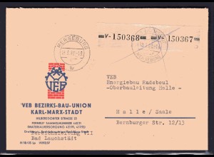 ZKD-Brief MeF. Mi.-Nr. 26 V