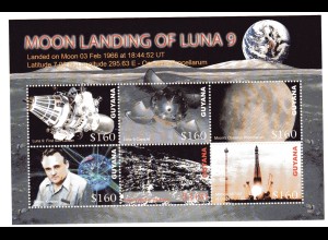 Guyana Kleinbogen Mondlandung Luna 9