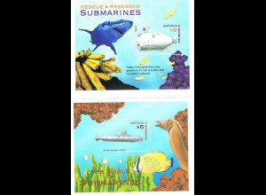 Antigua/Barbuda Blocks U-Boote / Submarines