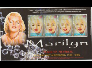 Dominica: Marilyn Monroe im Kleinbogen
