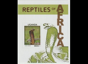 Uganda: Reptilien von Afrika Kleinbogen und Block