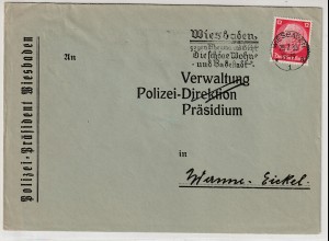 Pol-Lochung auf Polizeibrief Wiesbaden