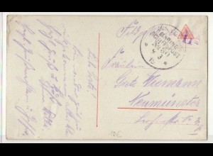 Marine-Schiffspost Nr. 30 Feldpostkarte 09.03.1915
