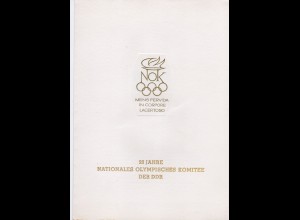 DDR-Gedenkblatt, 20 Jahre NOK der DDR.