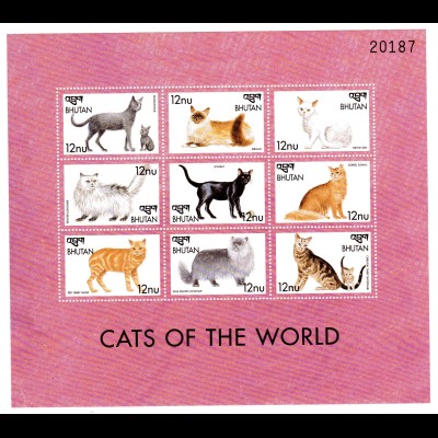 Bhutan Kleinbogen Katzen (Cats of the World)