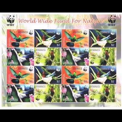 WWF Vögel Kleinbogen Dominica