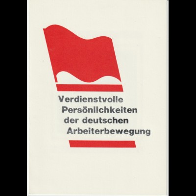 DDR-Gedenkblatt: Verdienstvolle Persönlichkeiten (1987)