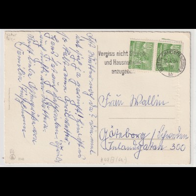 Berliner Bauten (I): Auslandskarte mit Nr. 47 im senkr. Paar
