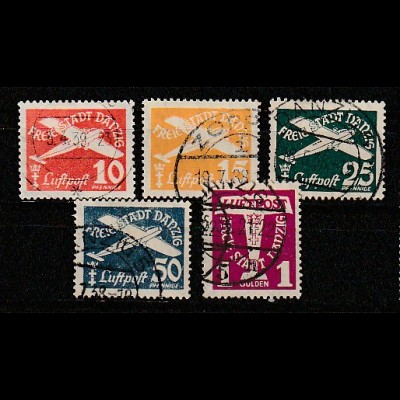 Danzig: Flugpostmarken 1935, gest.