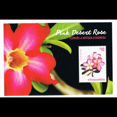 Blumen Block Antigua&Barbuda (The Desert Rose)