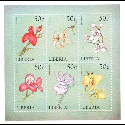 Orchideen Kleinbogen Liberia
