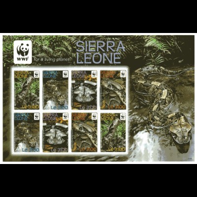 Sierra Leone WWF Block Schlangen