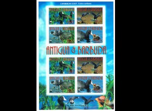 WWF Enten Kleinbogen Antigua&Barbuda