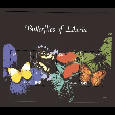 Liberien Kleinbogen Butterflies 