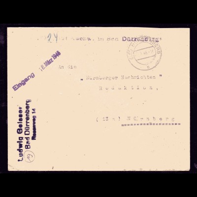 24 Pf. Nachweis in Bad Dürrenberg (selten)