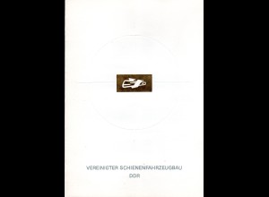 DDR-Gedenkblatt, Vereinigter Schienenfahrzeugbau DDR, A3-1973