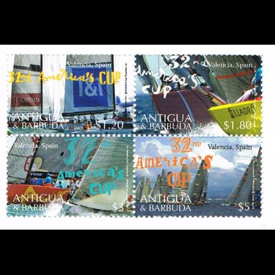 Antigua/Barbuda Segeln "America´Cup", Viererblock