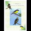 Antigua/Barbuda: Vögel von A/B; Satz, KBgn. und Block