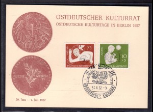Ereigniskarte, "Ostdeutscher Kulturtage in Berlin 1957"