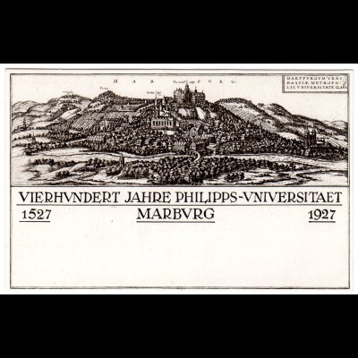 Privatganzsache 400 Jahre Universität Marburg