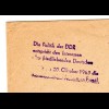 DDR: Losungsstempel "Die Politik der DDR entspricht..."