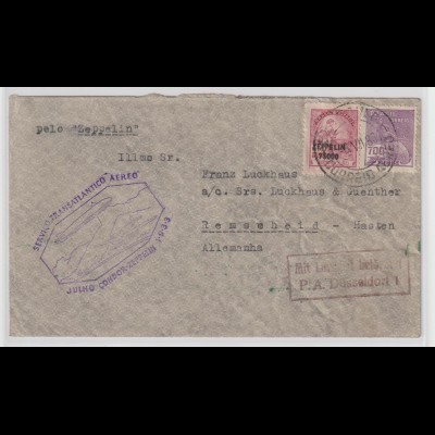 Zeppelin 3. Südamerikafahrt, Brasilianische Post