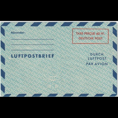 Luftpostfaltbrief LF 4, ungebraucht
