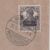 Pracht-Brief mit EF. Mi.-Nr. 106 c, Infla geprüft.