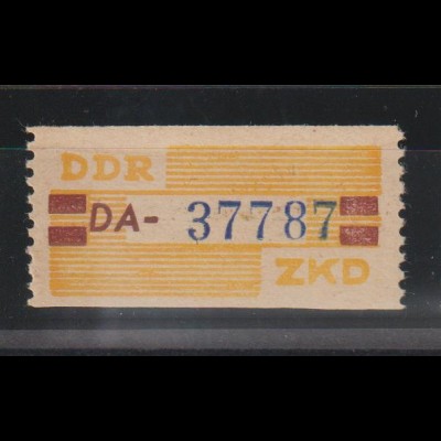 ZKD-Billettstreifen 25 DA, original, **