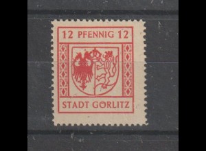 Görlitz 8y ("kleine Kreise"), geprüft Kunz BPP, ** (MNH)