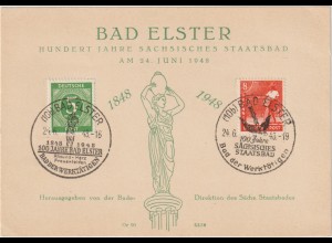 Ereigniskarte 100 Jahre Staatsbad Bad Elster