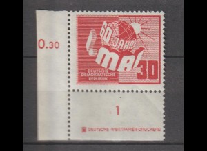 DDR-Druckvermerke: 1. Mai 1950 (DZ)