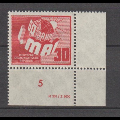 DDR-Druckvermerke: 1. Mai 1950 (DV)