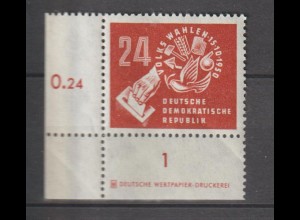 DDR-Druckvermerke: Volkswahlen 1950 (DZ)