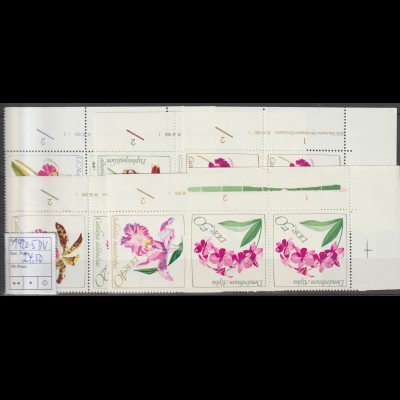 DDR-Druckvermerke: Orchideen (1968)