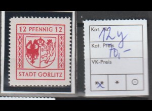 Görlitz 12y, ** (MNH)
