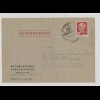 DDR., Zudruck auf Behördenbrief "Alle Kraft für die Wiedervereinigung..."