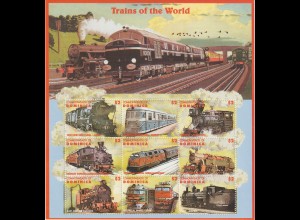 Dominica "Züge der Welt" (I) Kleinbogen