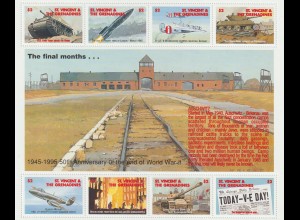 St. Vincent 2. Weltkrieg, Auschwitz; Kleinbogen