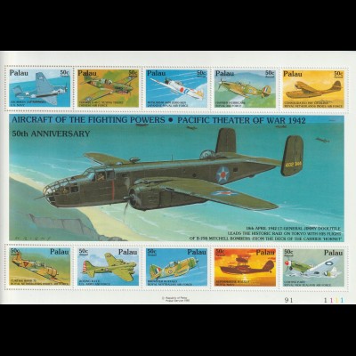 Palau: Flugzeuge im 2. Weltkrieg; Kleinbogen