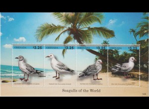Grenada: Seevögel Kleinbogen und Block