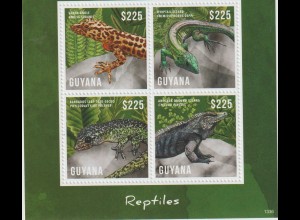 Guyana: Reptilien Kleinbogen und Block