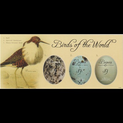 Beguia St. Vincent: Vögel der Welt 2 Kleinbogen