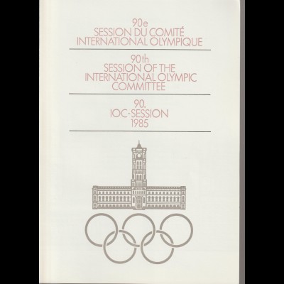DDR-Gedenkblatt: IOC-Session