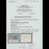 Russland: Dienstmarke ("Konsulatsmarke") 3 II, postfrisch (MNH), FA Hovest