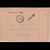 Österreich: Paketkarte 1916 in die Türkei