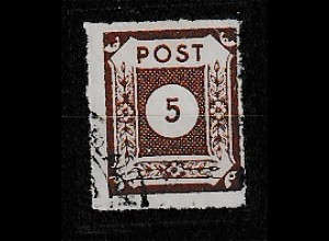 Ostsachsen Seiffen Postmeisterzähnung Nr. 42 L gestempelt, Attest Ströh