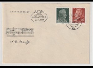 DDR-FDC: Mozart (1956) 