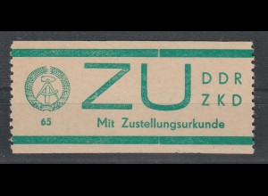 DDR ZKD E 1, postfrisch einwandfrei (MNH)