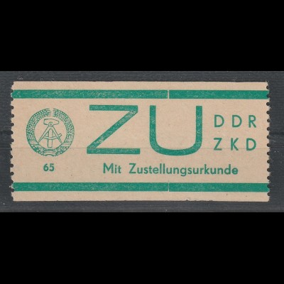 DDR ZKD E 1, postfrisch einwandfrei (MNH)